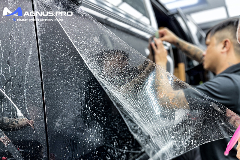 Thi công dán PPF Magnus Pro xung quanh ngoại thất xe ô tô