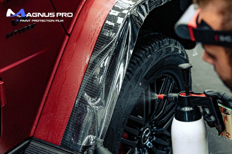 Thi công dán PPF Magnus Pro cho ngoại thất xe ô tô
