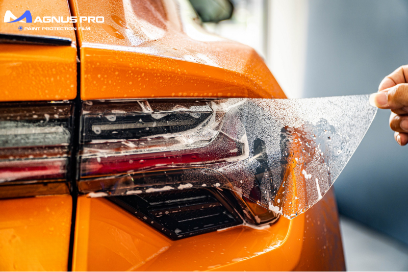 Dán PPF Magnus Pro cho vị trí kính hậu ô tô