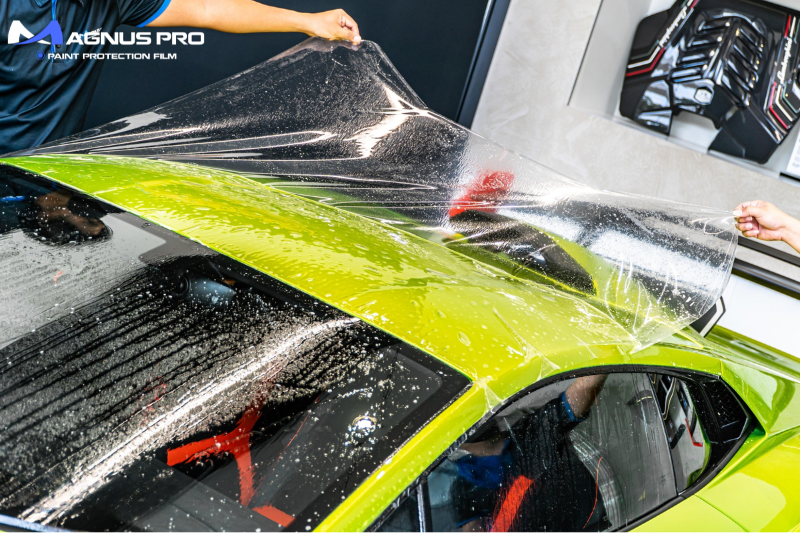 Dán PPF Magnus Pro cho vị trí nóc xe
