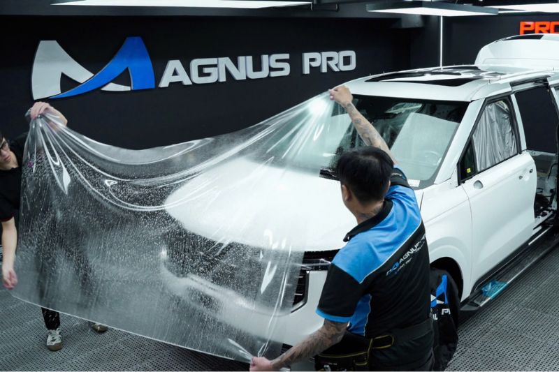 Thi công dán PPF ô tô tại Phủ Lý với thương hiệu Magnus Pro