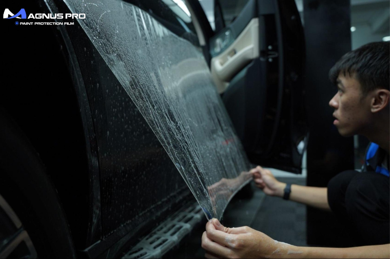 Thi công dán PPF Magnus Pro cho ngoại thất xe hơi